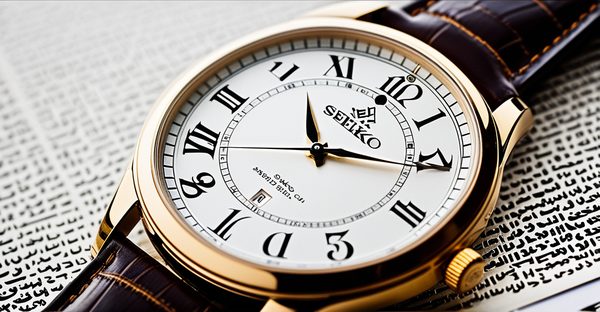 Seiko arabic dial : Élégance et authenticité pour votre montre